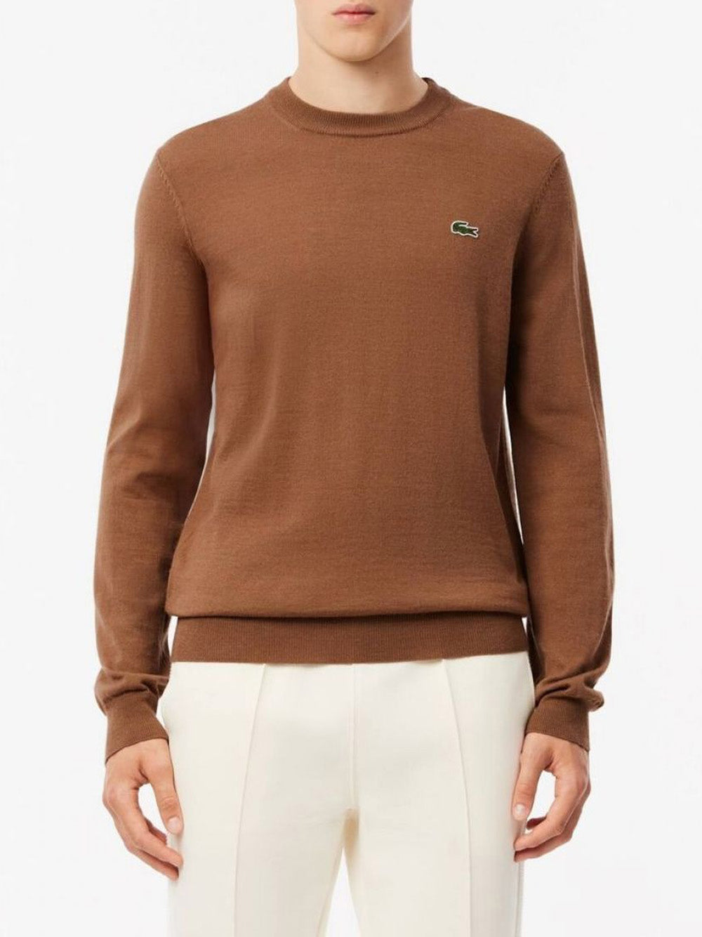 Pullover Lacoste da Uomo - Marrone