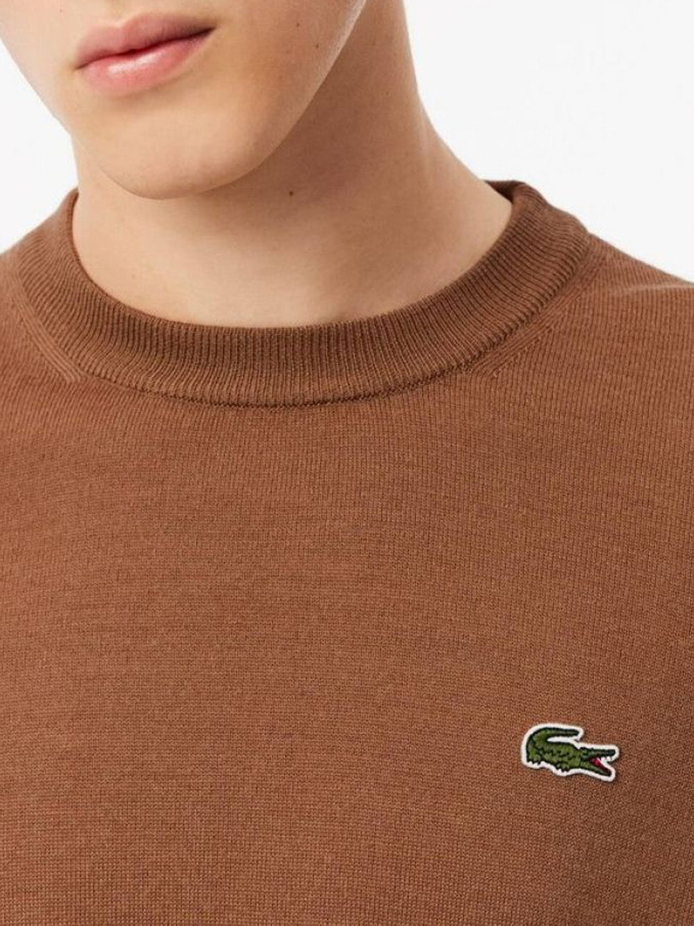 Pullover Lacoste da Uomo - Marrone