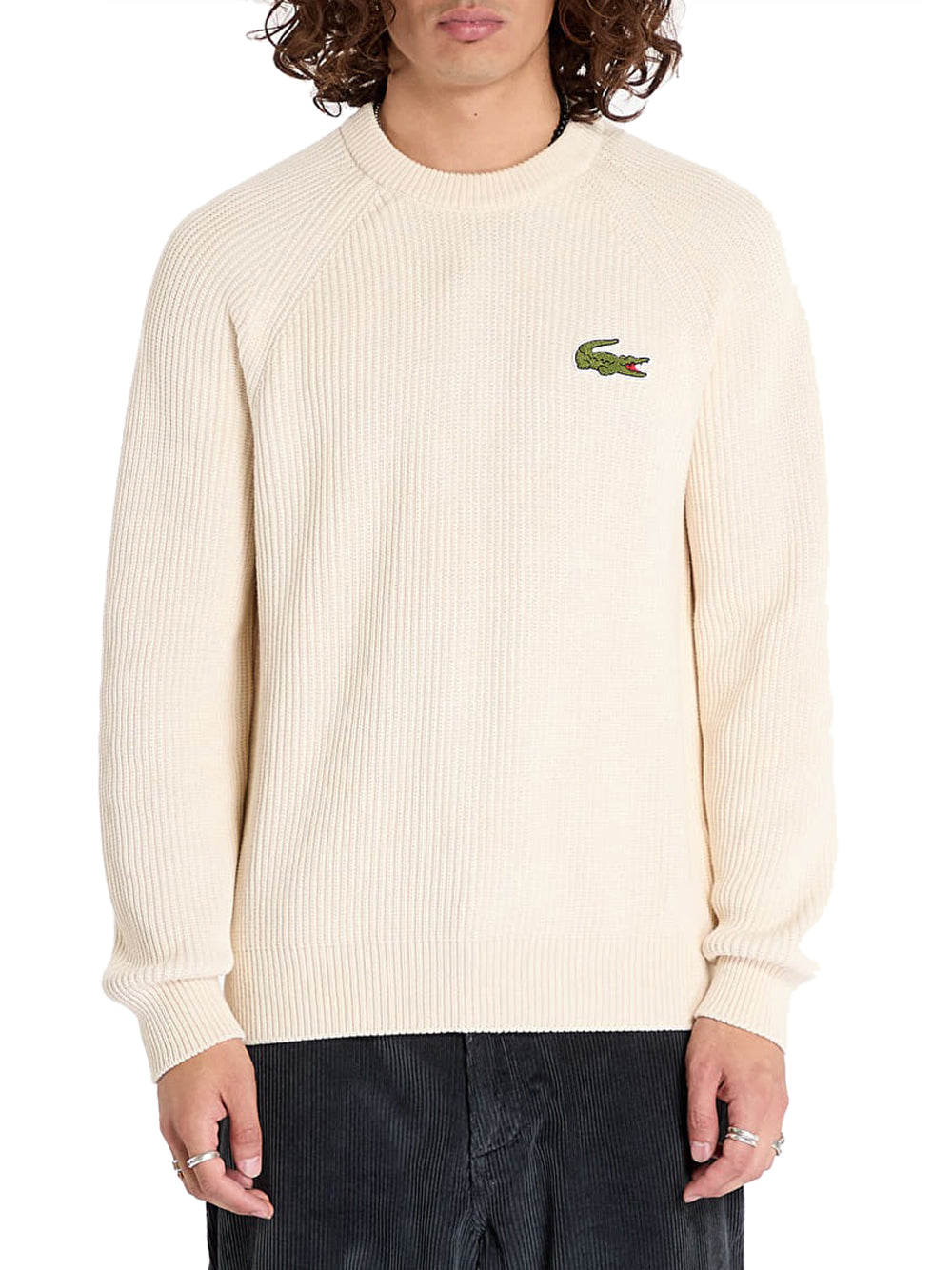 Pullover Lacoste da Uomo - Bianco