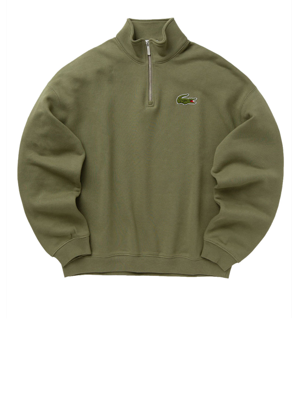 Felpa Lacoste Mezza Zip da Uomo - Verde