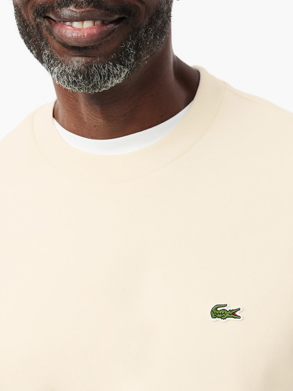 Felpa Lacoste da Uomo - Beige