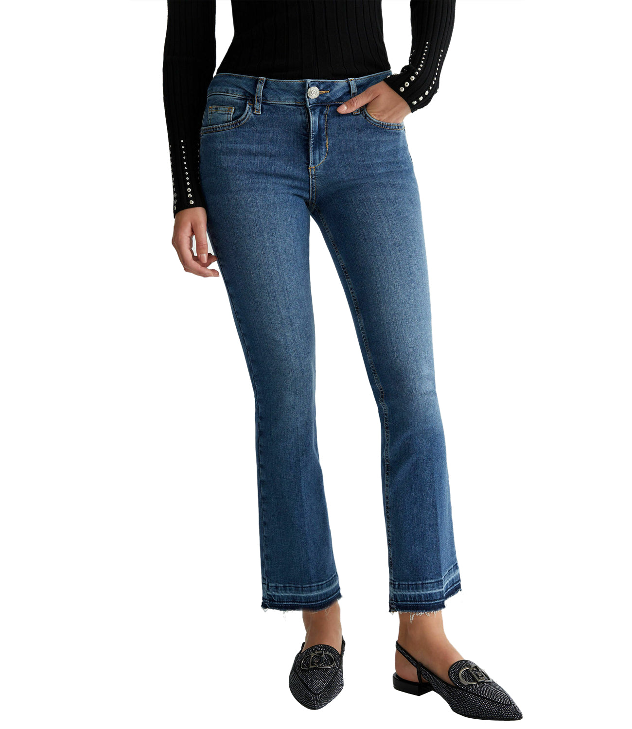 Liu Jo Liu Jo Jeans Regular B.Up Fly Reg.W. Donna Mod. UF4022D4896 78738 Den.Blue Dk.Coast Wa