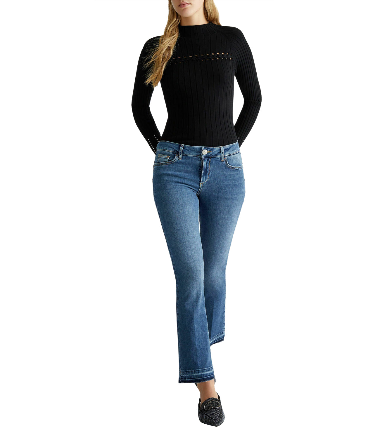 Liu Jo Liu Jo Jeans Regular B.Up Fly Reg.W. Donna Mod. UF4022D4896 78738 Den.Blue Dk.Coast Wa