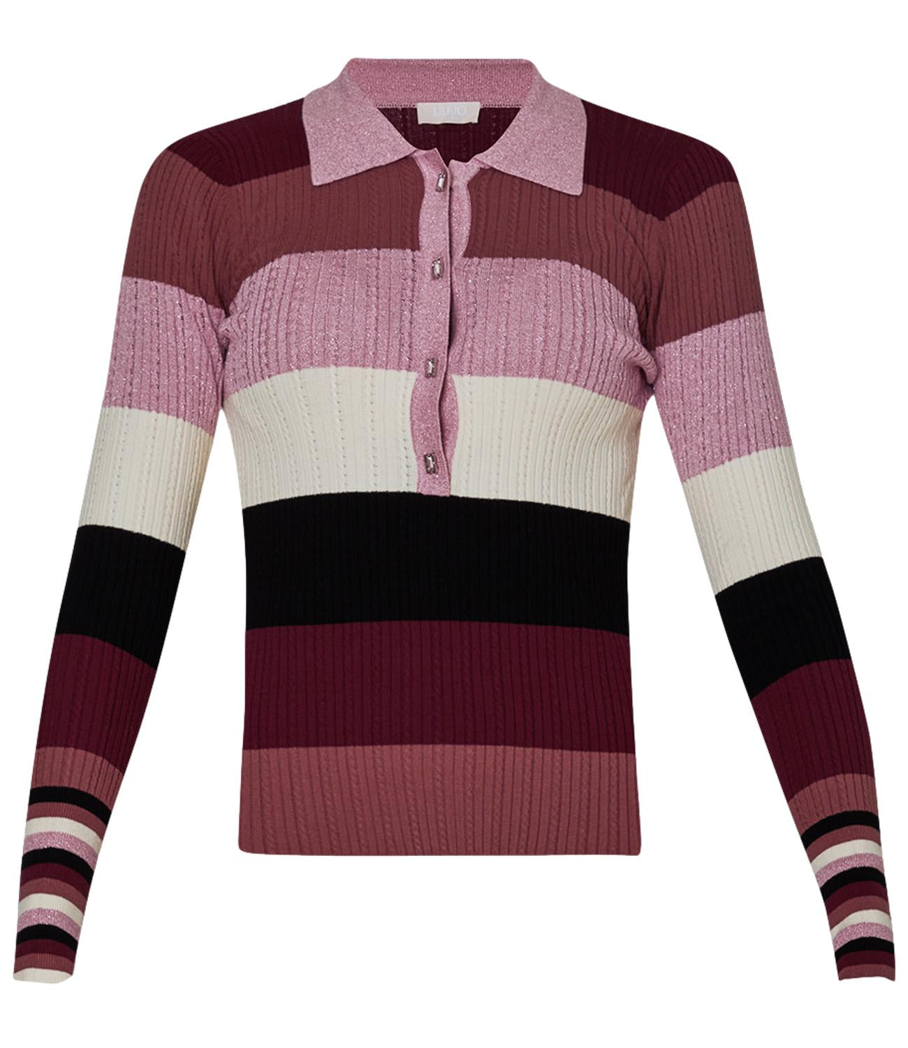 Liu Jo Liu Jo Cardigan Ecs Maglia Aperta M/L Donna Mod. WF4394MS99E C3549 Multicolor Stripes