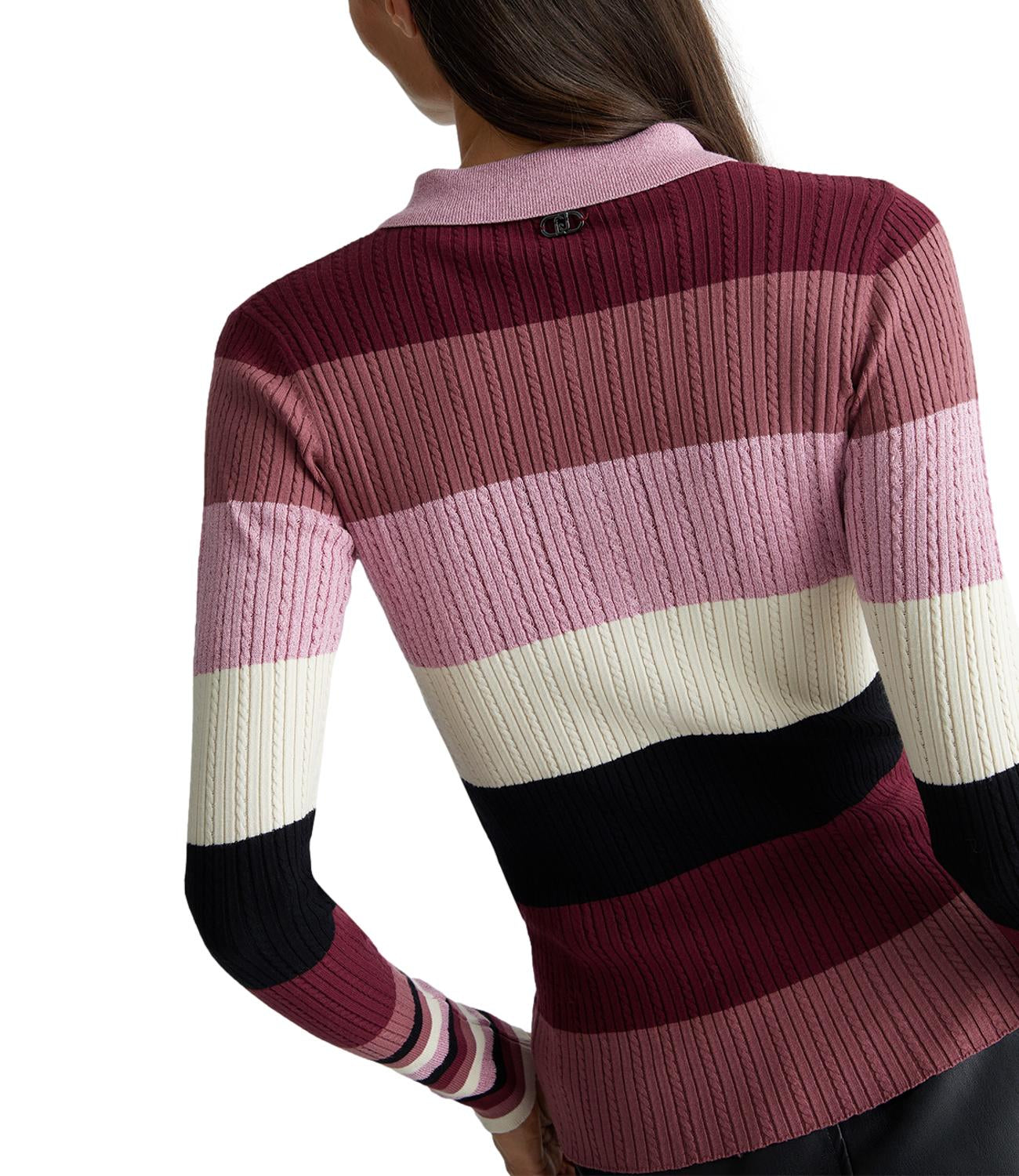 Liu Jo Liu Jo Cardigan Ecs Maglia Aperta M/L Donna Mod. WF4394MS99E C3549 Multicolor Stripes