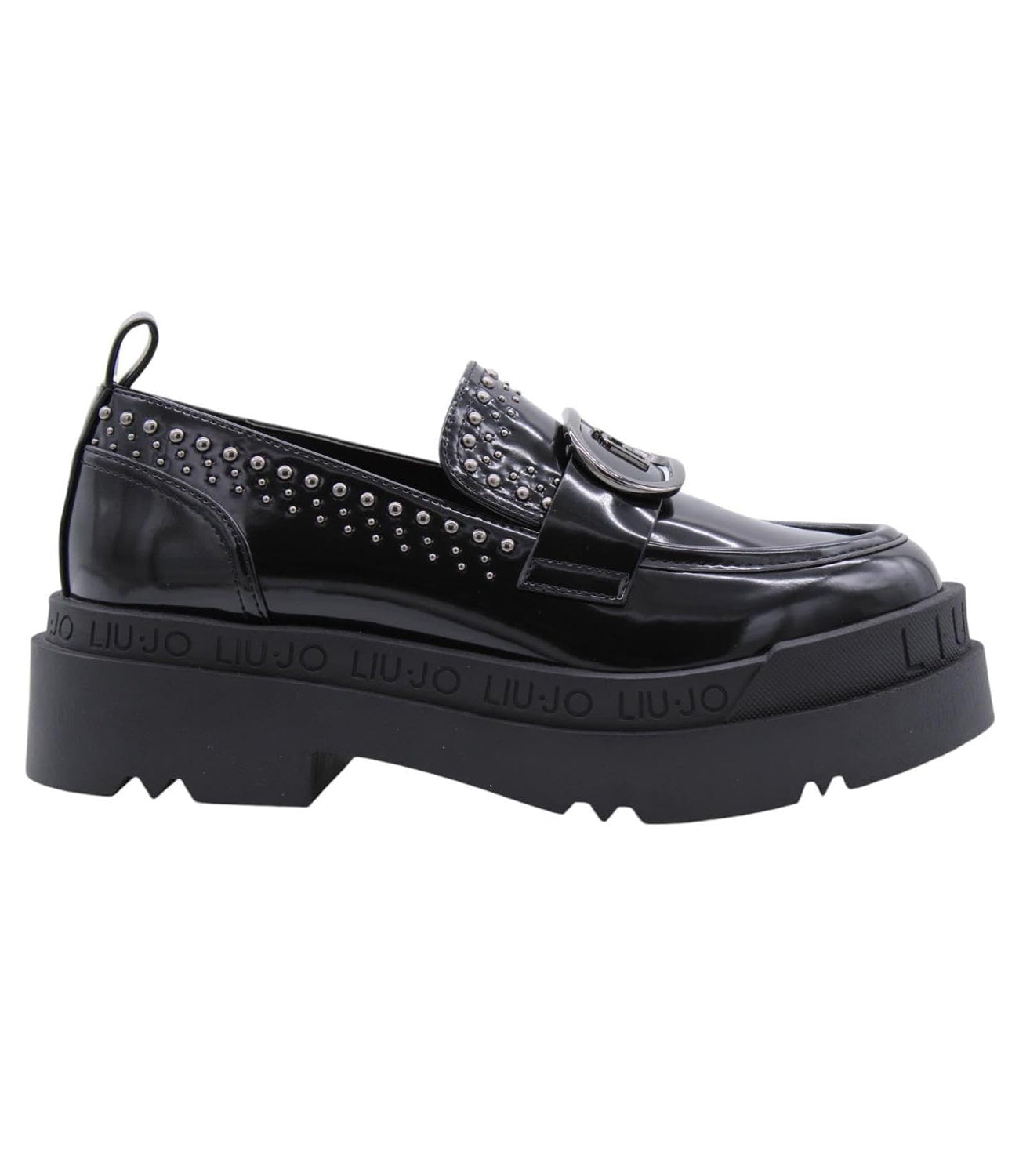 Liu Jo Liu Jo Mocassino LOVE 58 - MOCASSINO BOX SPREADING BLACK Donna Mod. SF4069 LOVE58 EX196 22222 BLACK Nero