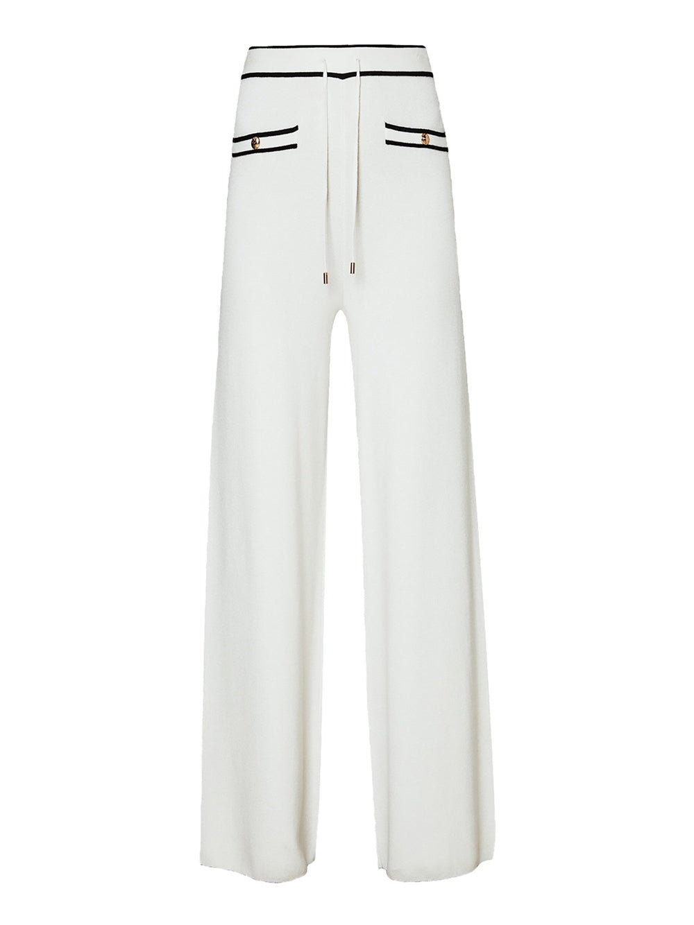 Liu Jo Liu Jo Pantalone Tuta Ecs Pant.Maglia Lungo Donna Mod. TF4048MS59L C3447 White Sugar/Nero