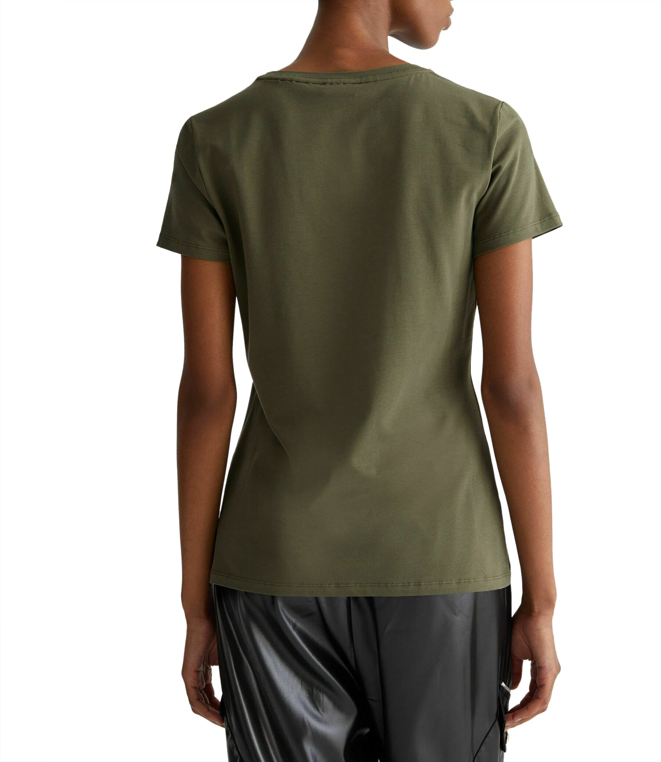 Liu Jo Liu Jo T-shirt Ecs T-Shirt Manica Corta Donna Mod. TF4076JS088 N9722 Olive Nt/Alloverzebr