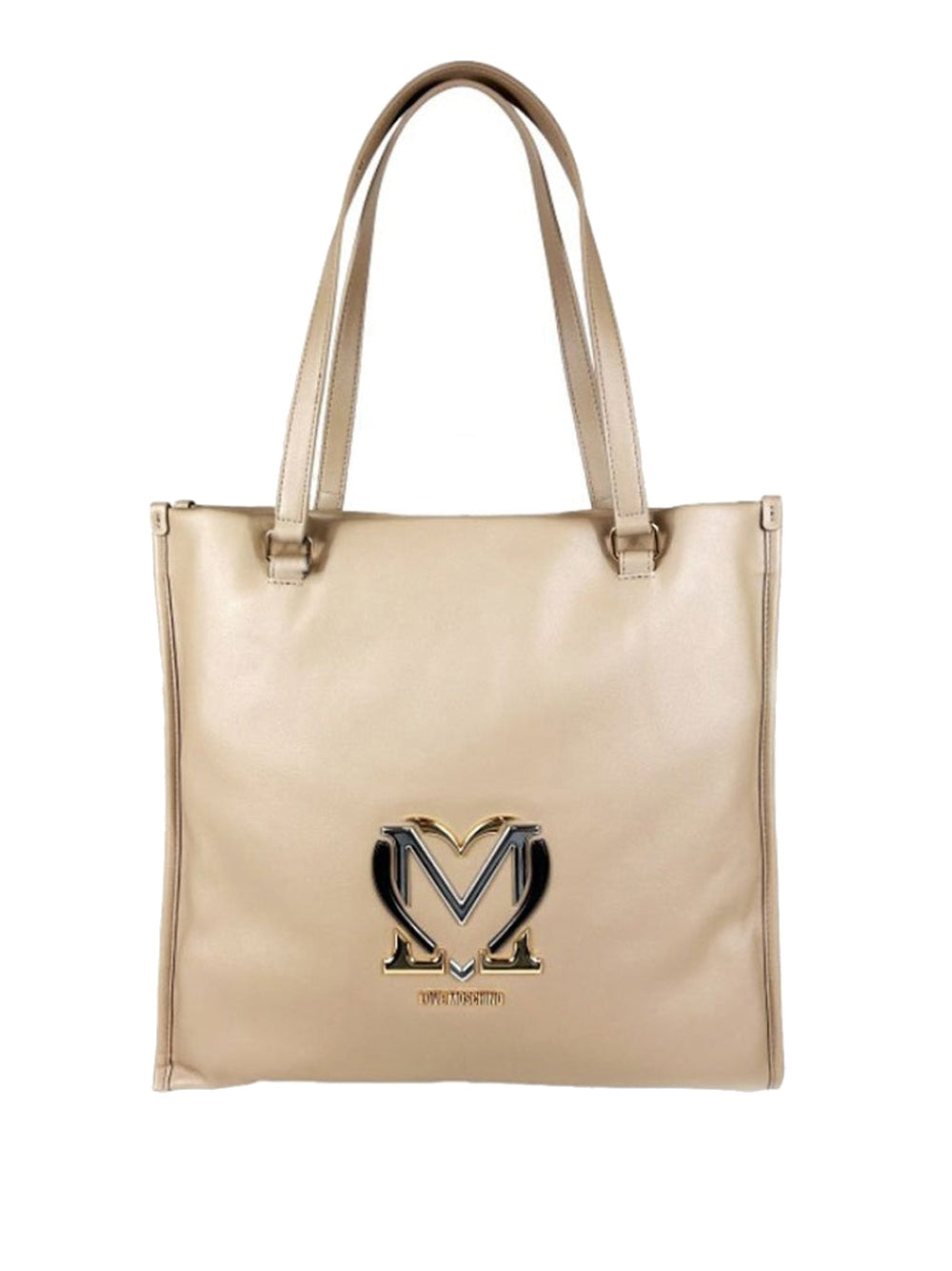 Borsa Shopper Love Moschino da Donna - Avorio