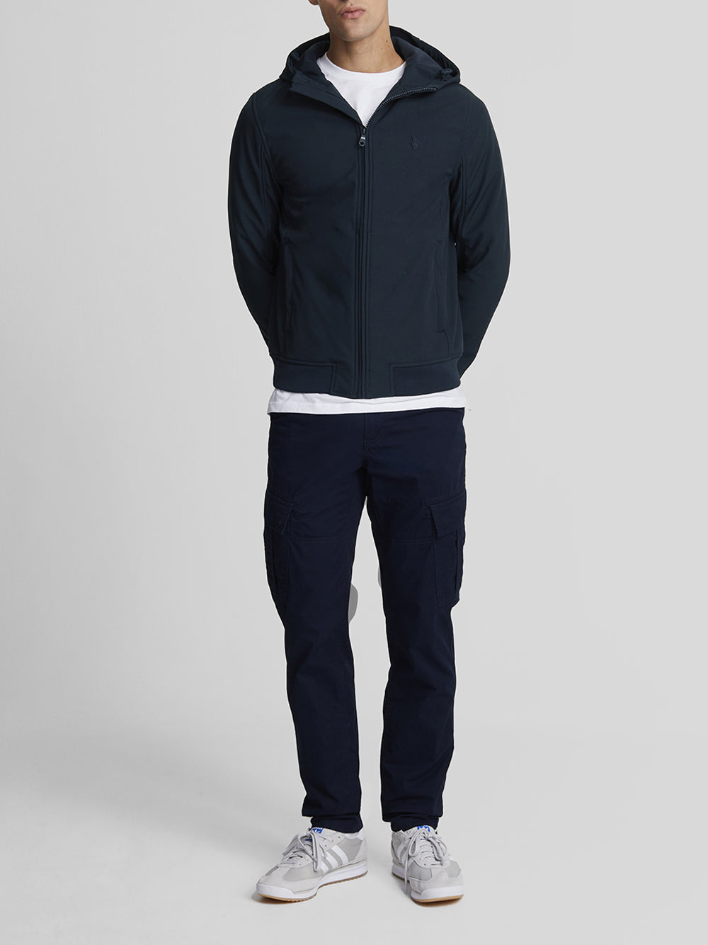 Lyle & Scott Lyle &amp; Scott Giubbino Tonal Fleece Back Softshell Uomo Mod. JK2110TON Z271 Dark navy Blu