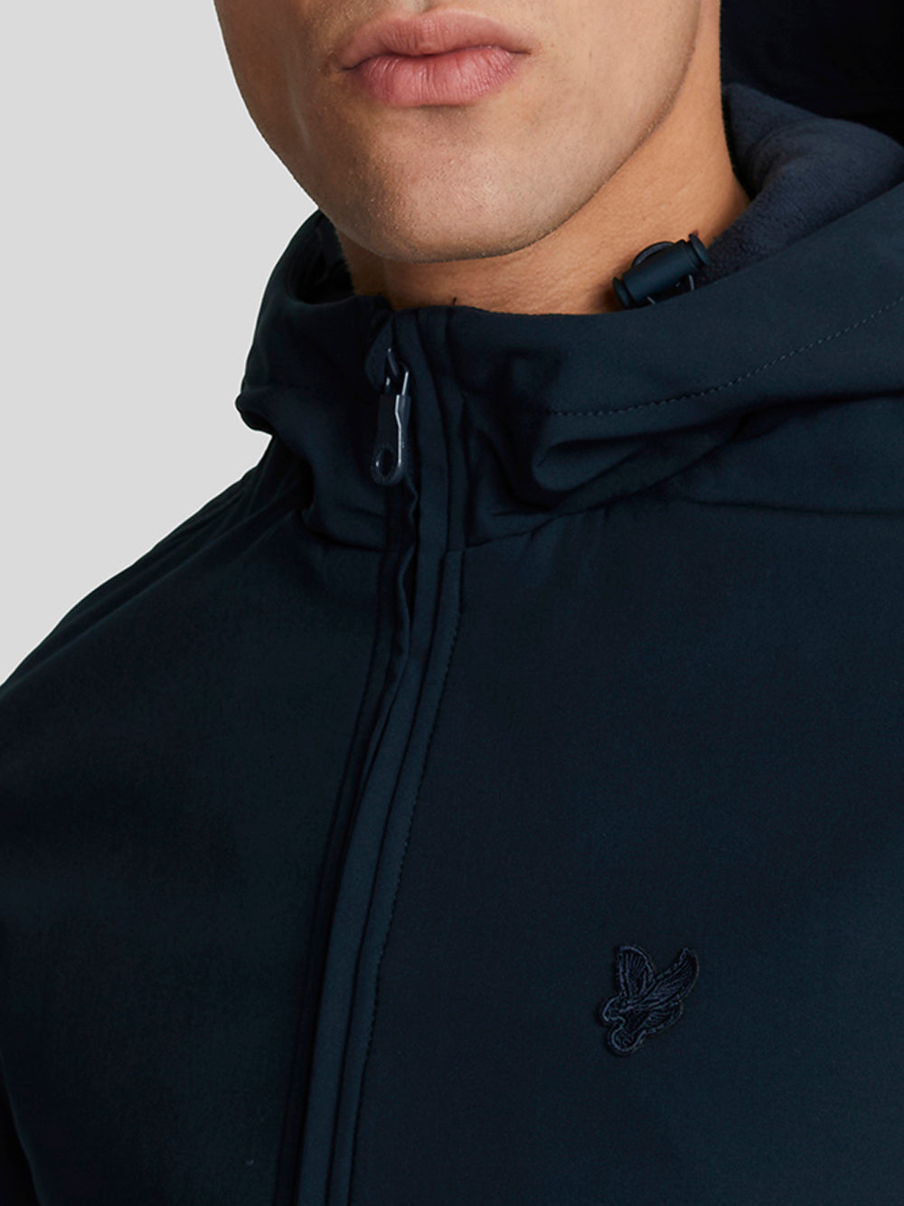 Lyle & Scott Lyle &amp; Scott Giubbino Tonal Fleece Back Softshell Uomo Mod. JK2110TON Z271 Dark navy Blu