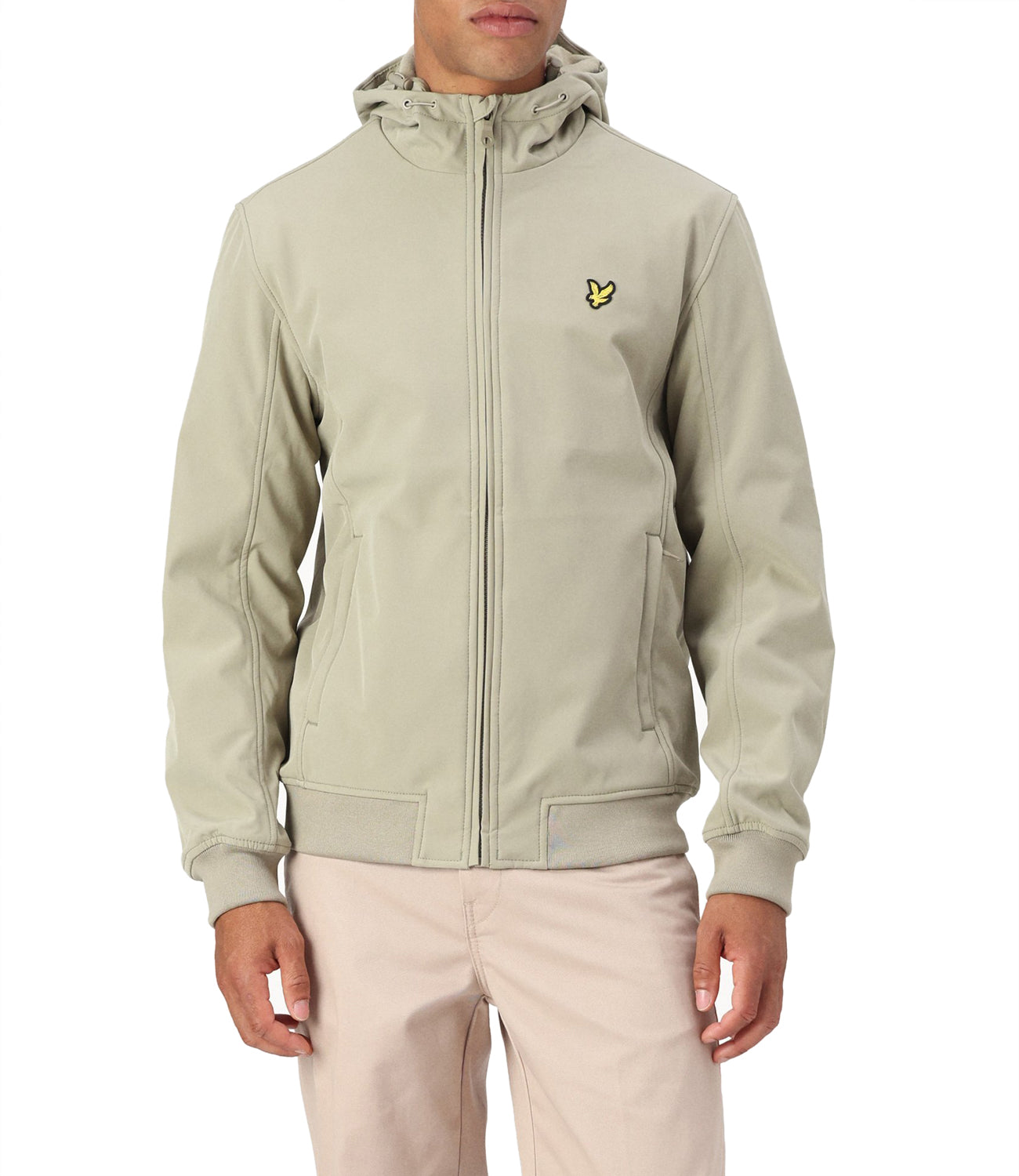 Lyle & Scott Lyle &amp; Scott Giubbino Fleece Back Softshell Jacket Uomo Mod. JK2110V X309 Sage Uniform