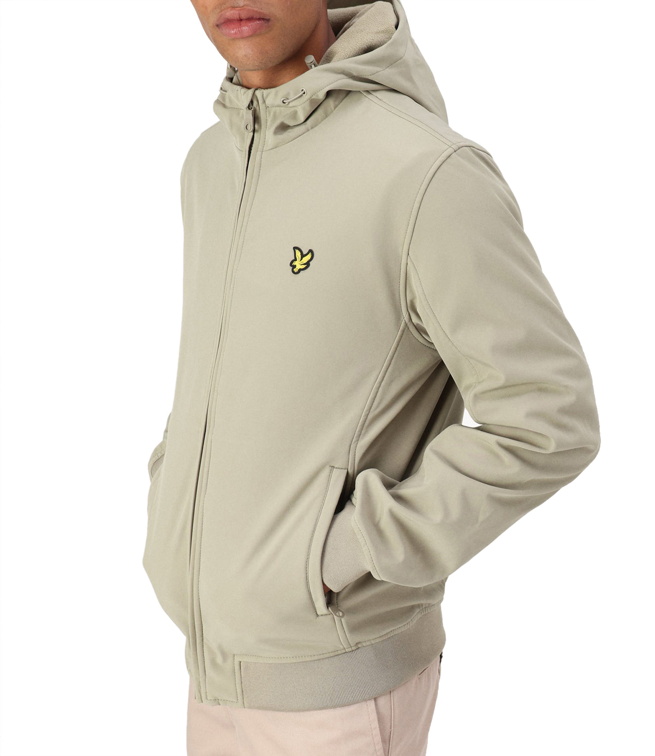 Lyle & Scott Lyle &amp; Scott Giubbino Fleece Back Softshell Jacket Uomo Mod. JK2110V X309 Sage Uniform