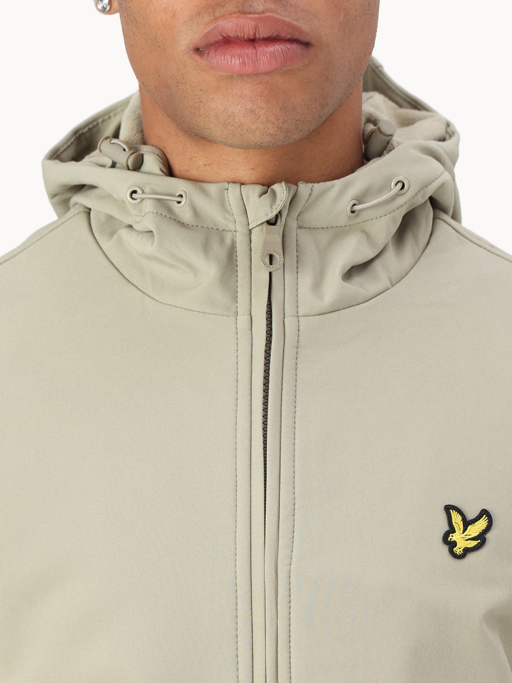 Lyle & Scott Lyle &amp; Scott Giubbino Fleece Back Softshell Jacket Uomo Mod. JK2110V X309 Sage Uniform