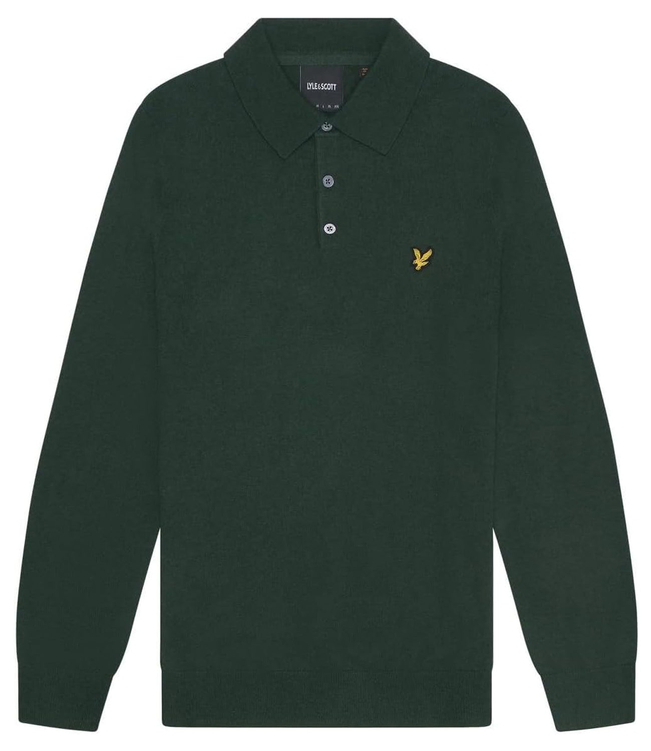 Lyle & Scott Lyle &amp; Scott Maglione Cotton Merino Long Sleeve Knit Uomo Mod. KN2113V X311 Argyle Teal