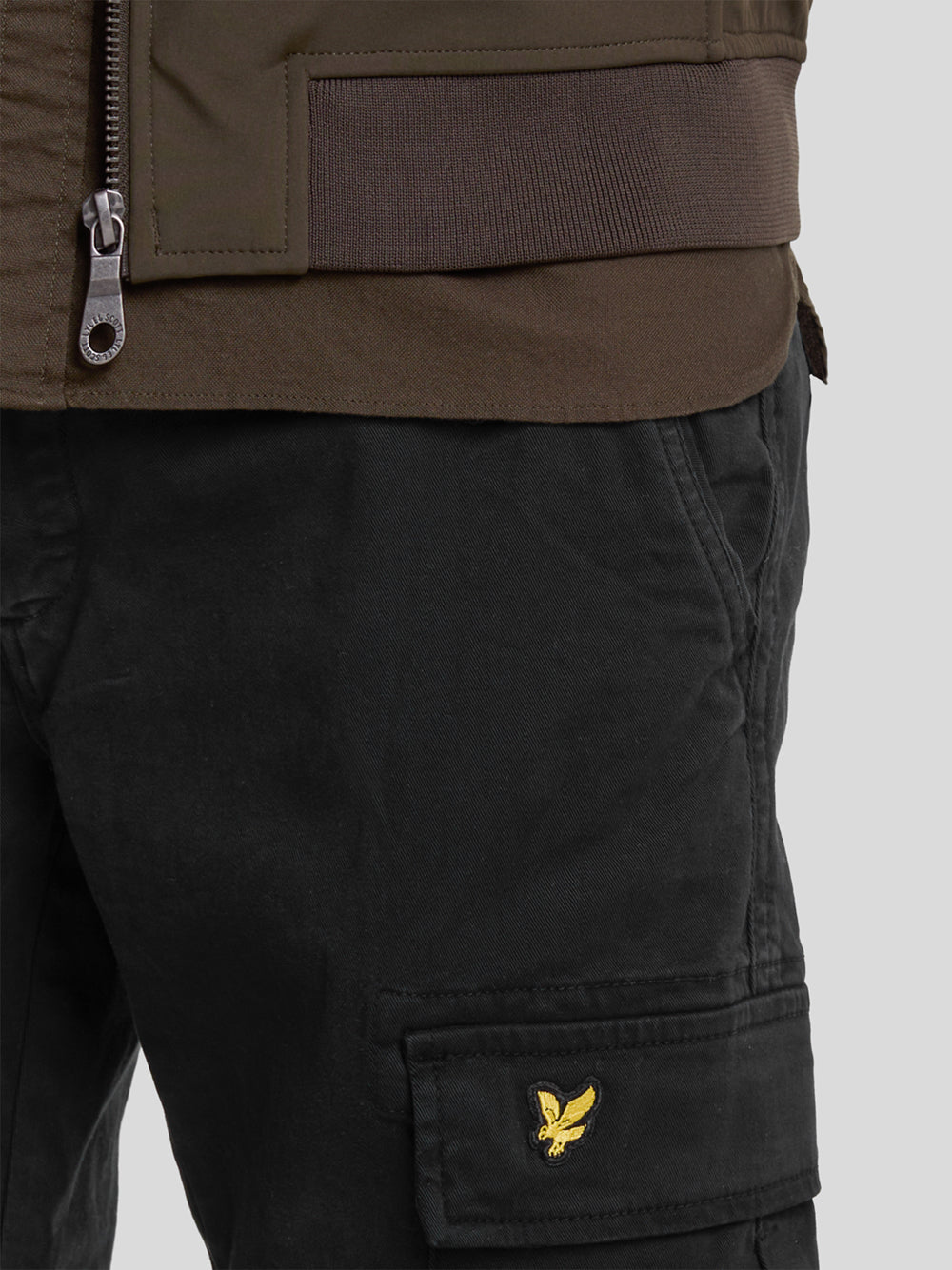 Lyle & Scott Lyle &amp; Scott Pantalone Cargo Cargo Pants Uomo Mod. TR2109ITA Z865 Jet Black