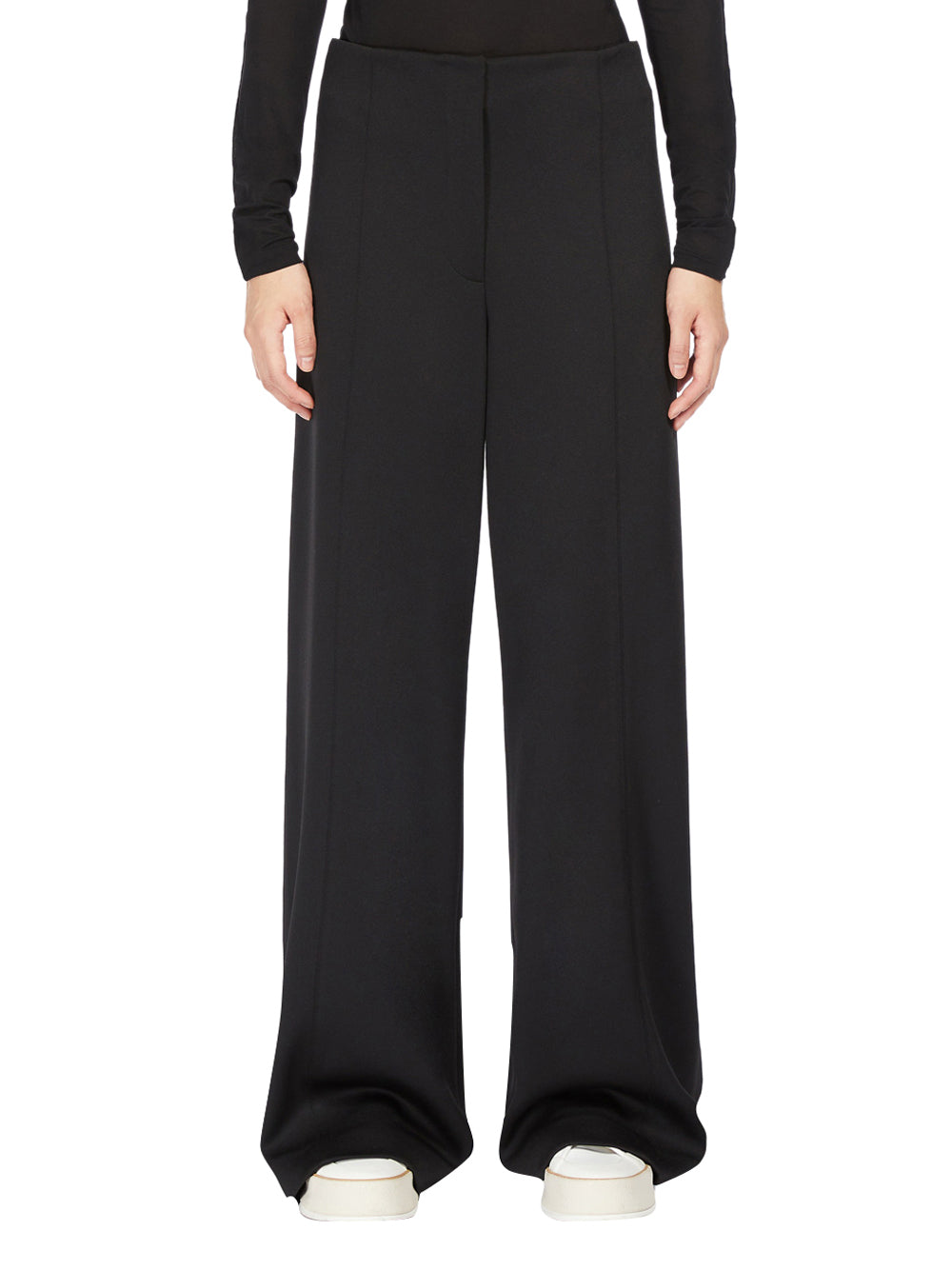 Pantalone Palazzo Max Mara Laerte da Donna - Nero