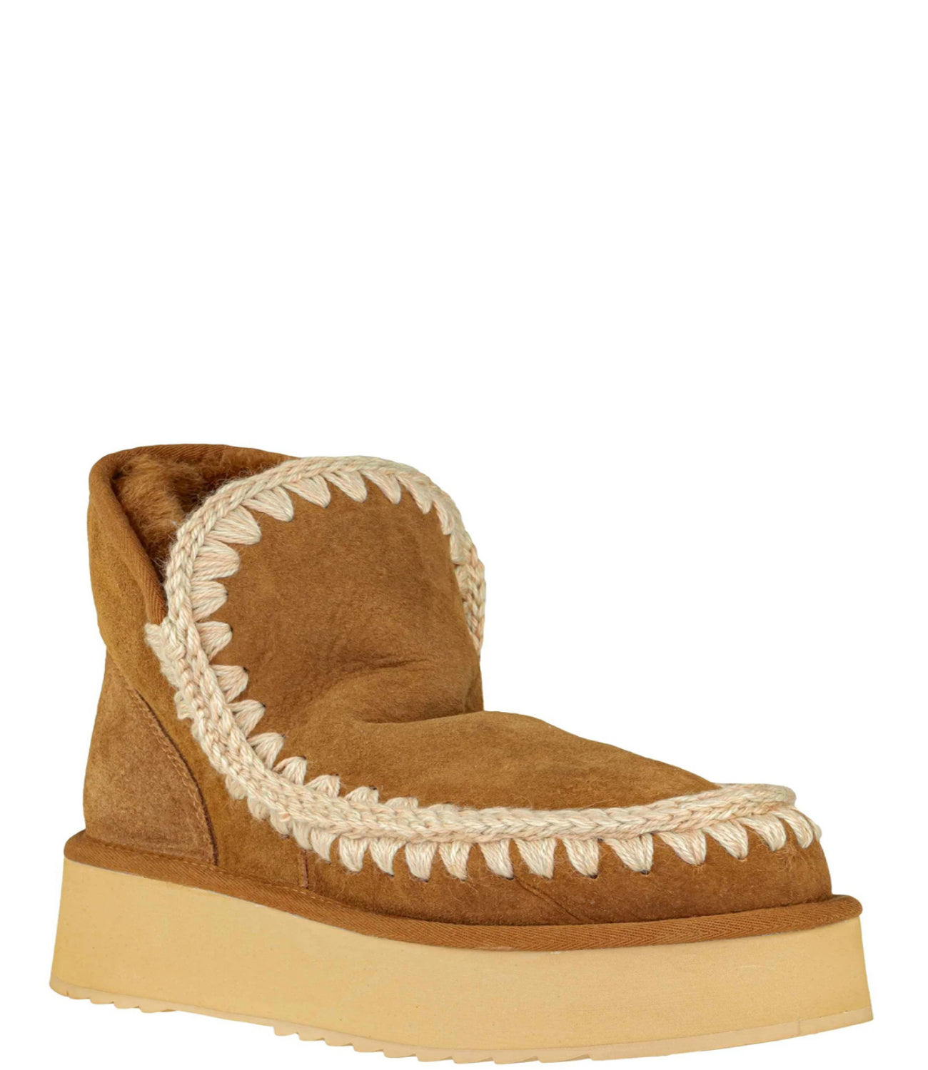 Mou Scarponcino Donna Mod. 681000A MINI ESKIMO PLATFORM COG Cognac Marrone