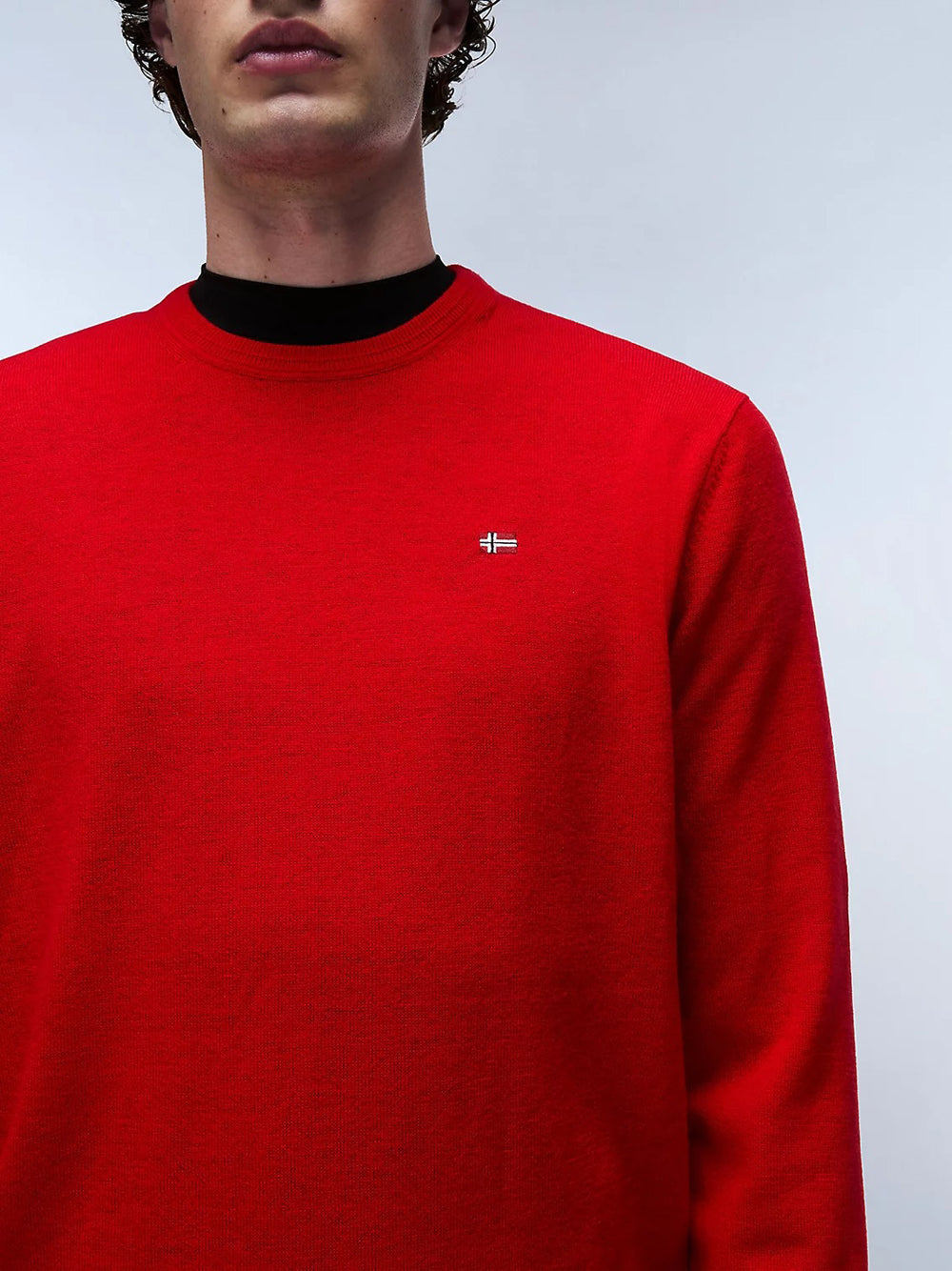 Maglione Napapijri Damavand da Uomo - Rosso