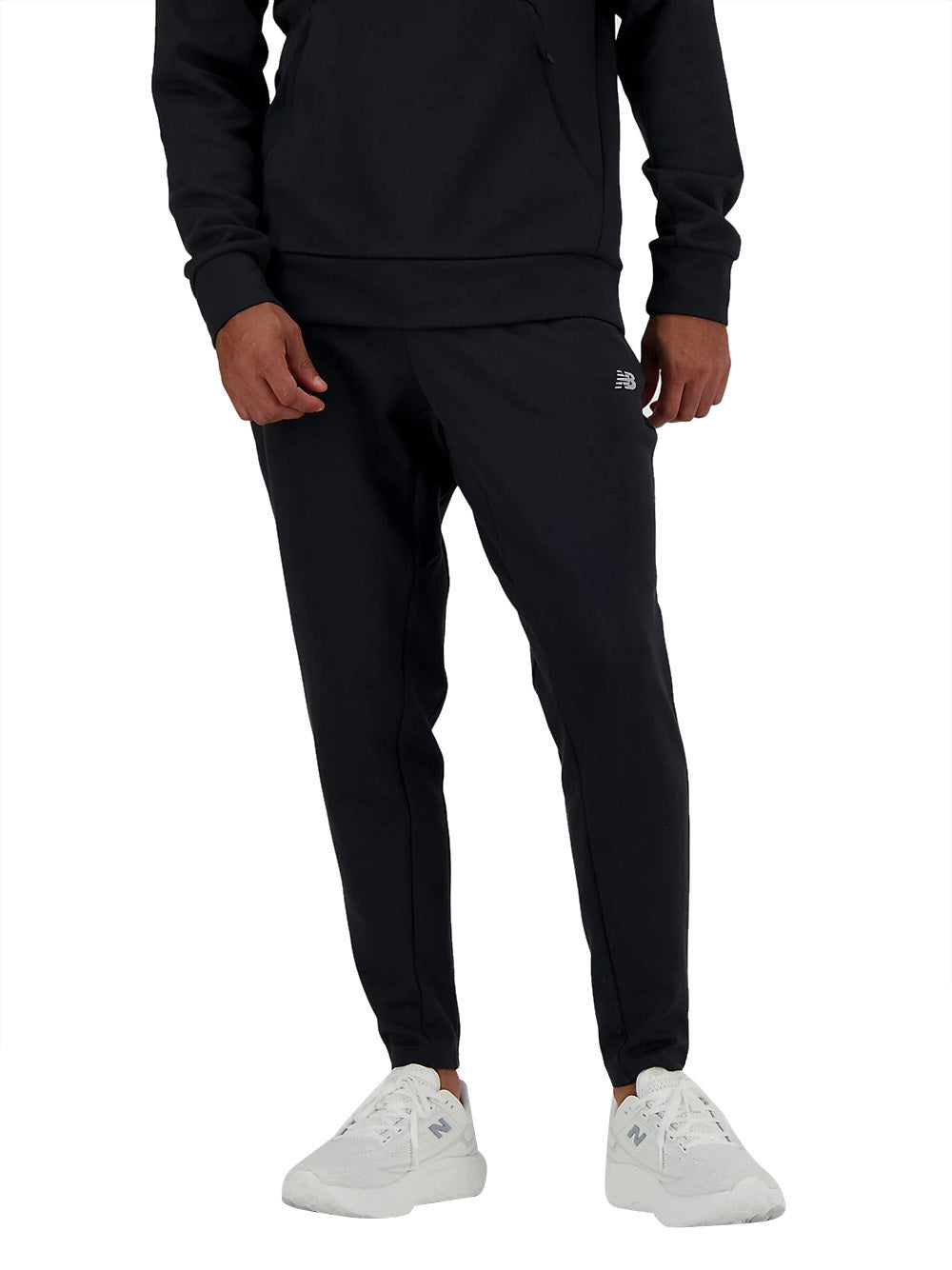 Pantalone Tuta New Balance Tech Knit da Uomo - Nero