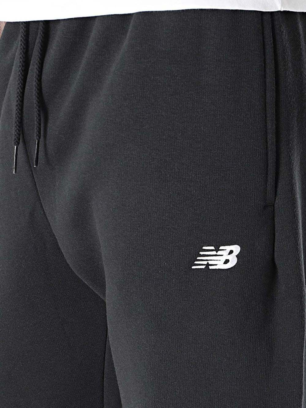 Pantalone Tuta New Balance Essentials Fleece da Uomo - Nero