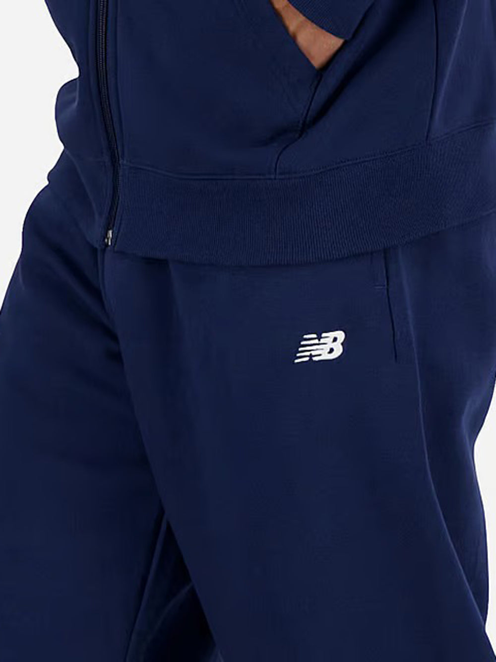 Pantalone Tuta New Balance Essentials Fleec da Uomo - Blu