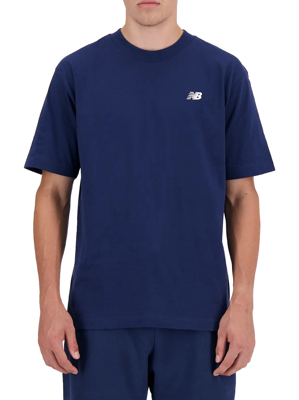 T-shirt New Balance Small Logo da Uomo - Blu