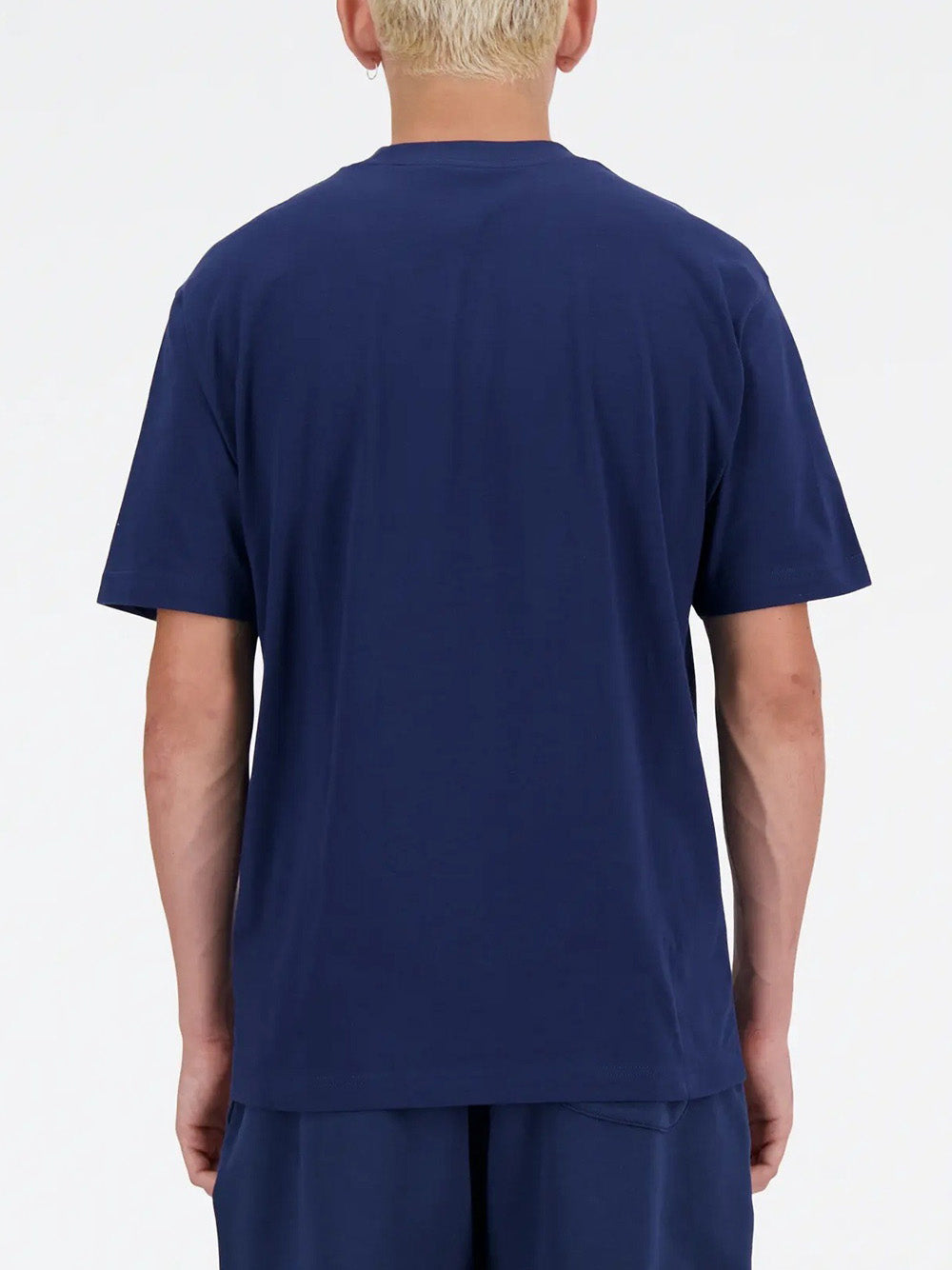 T-shirt New Balance Small Logo da Uomo - Blu