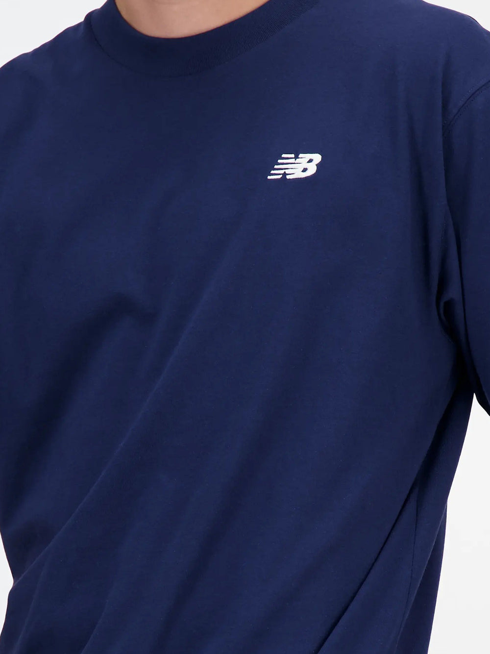 T-shirt New Balance Small Logo da Uomo - Blu