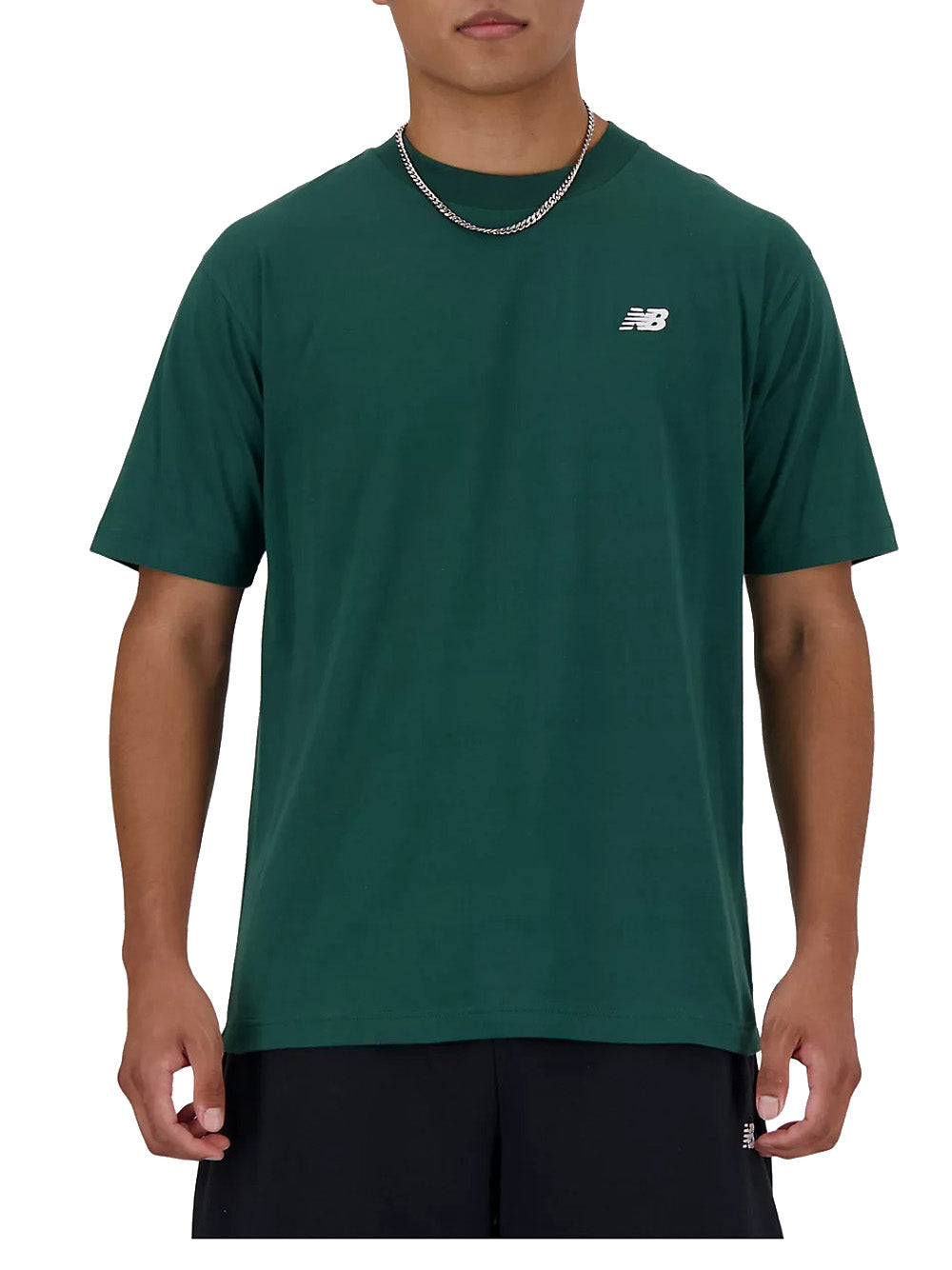 T-shirt New Balance Small Logo da Uomo - Verde