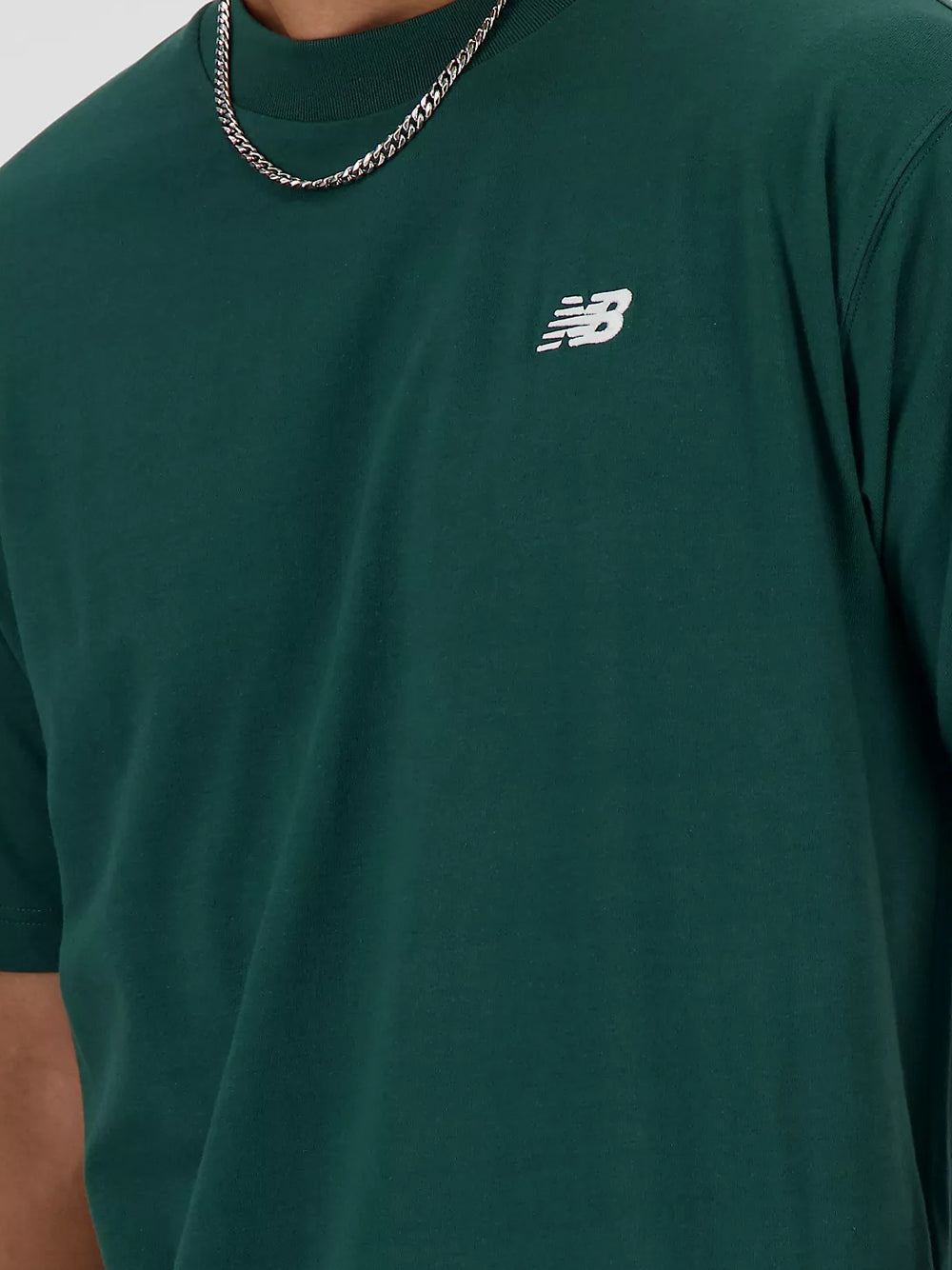 T-shirt New Balance Small Logo da Uomo - Verde