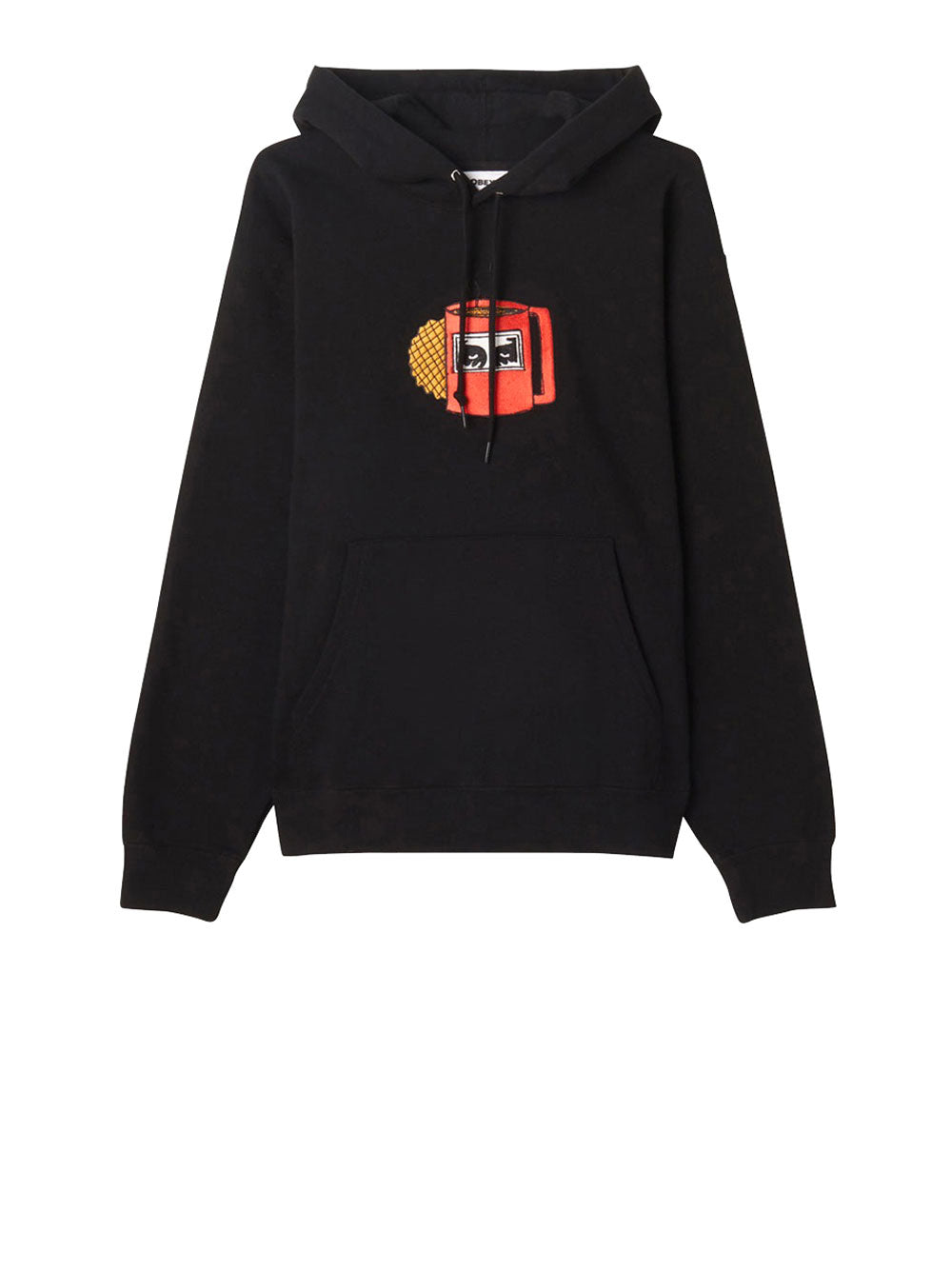 Felpa Cappuccio Obey Bossa Fleece da Uomo - Nero