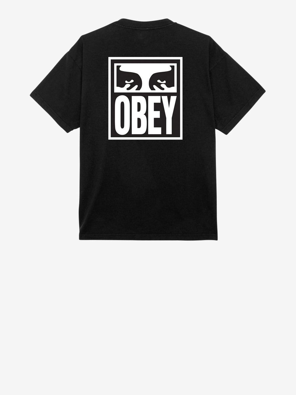 T-shirt Obey Eyes Icon da Uomo - Nero