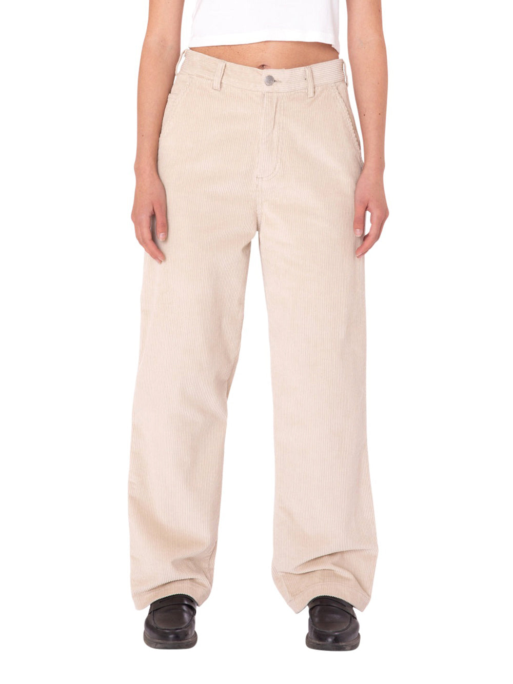 Pantalone Obey Brighton Corduroy Carpenter da Uomo - Avorio