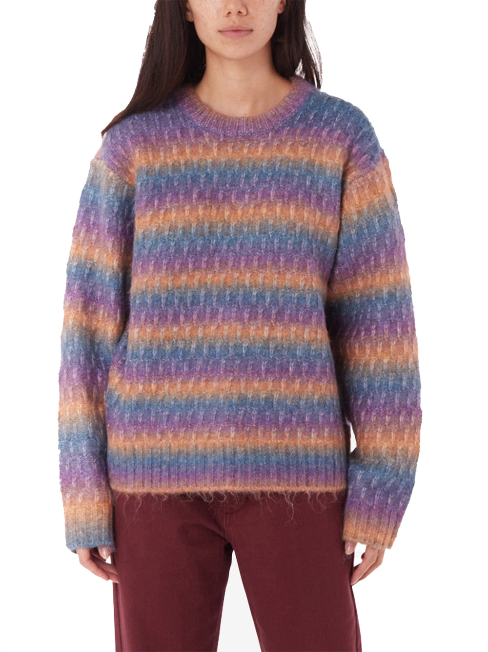 Maglione Obey Daytrip Crew da Uomo - Multicolore