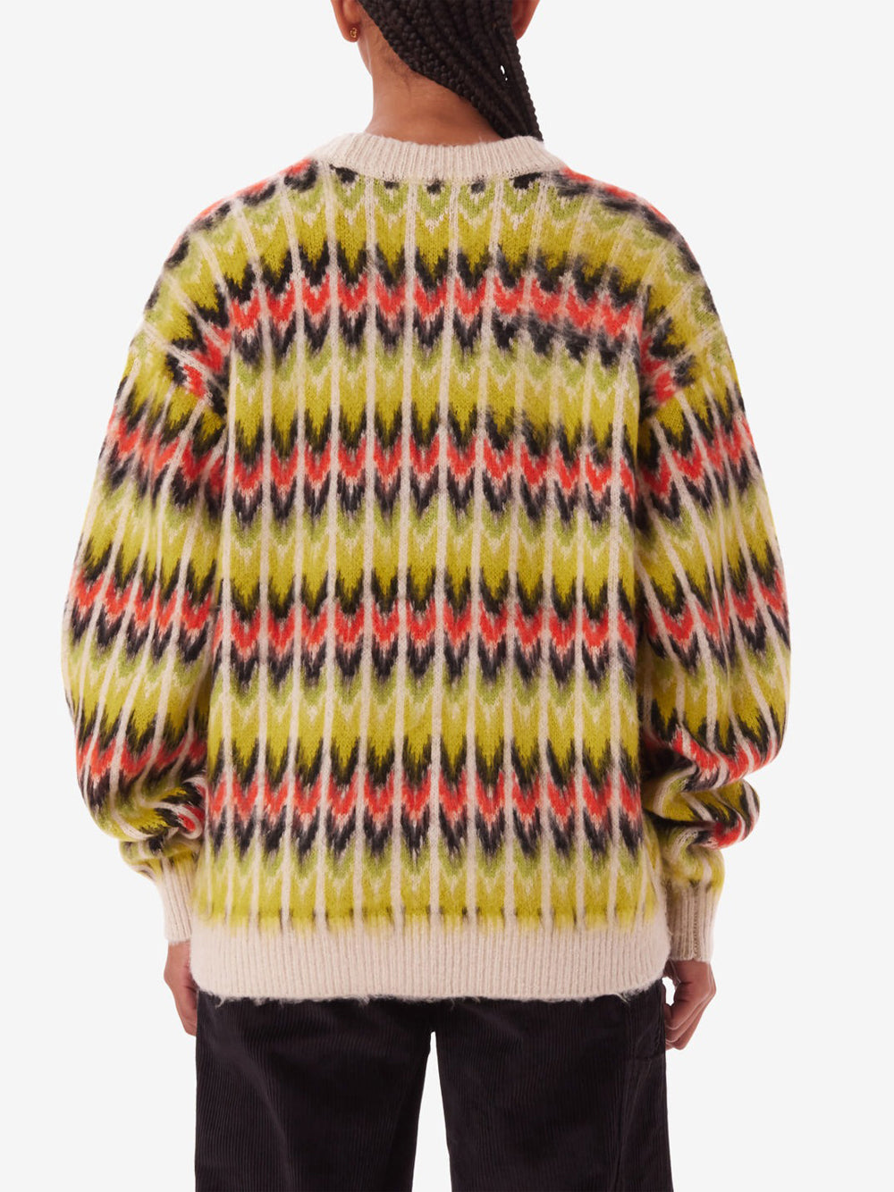 Cardigan Obey Granny da Uomo - Multicolore