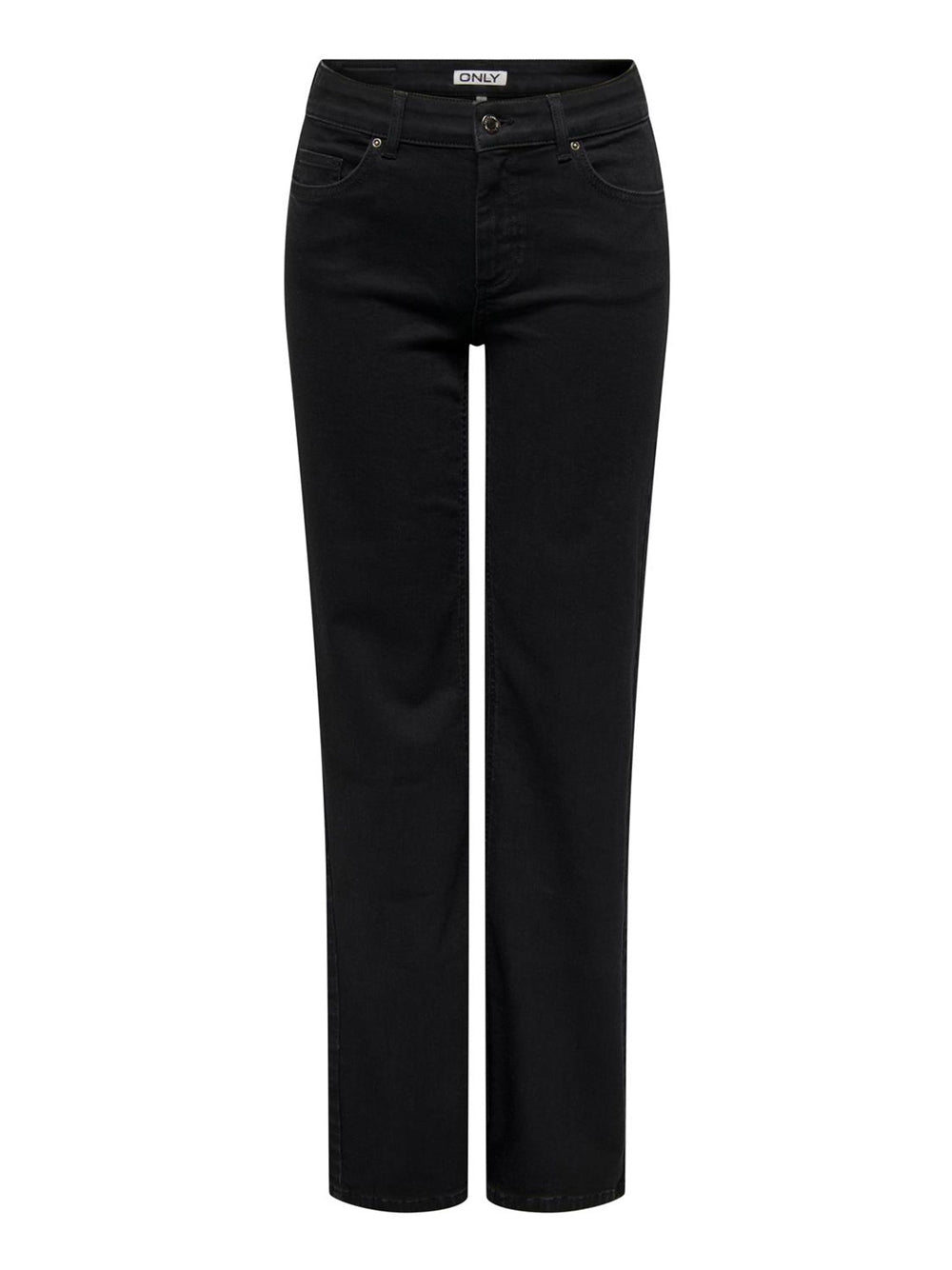 Jeans Straight Only da Donna - Nero