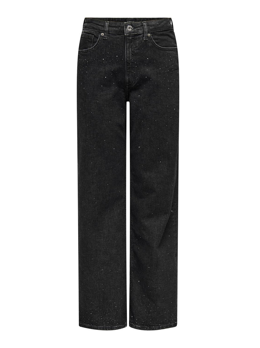 Jeans Wide Only da Donna - Nero