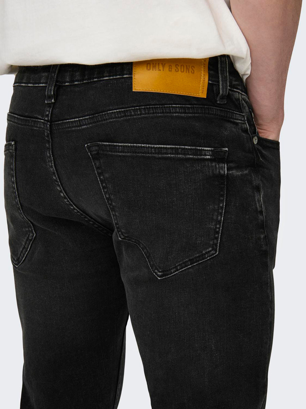 Jeans Skinny Only e Sons da Uomo - Nero