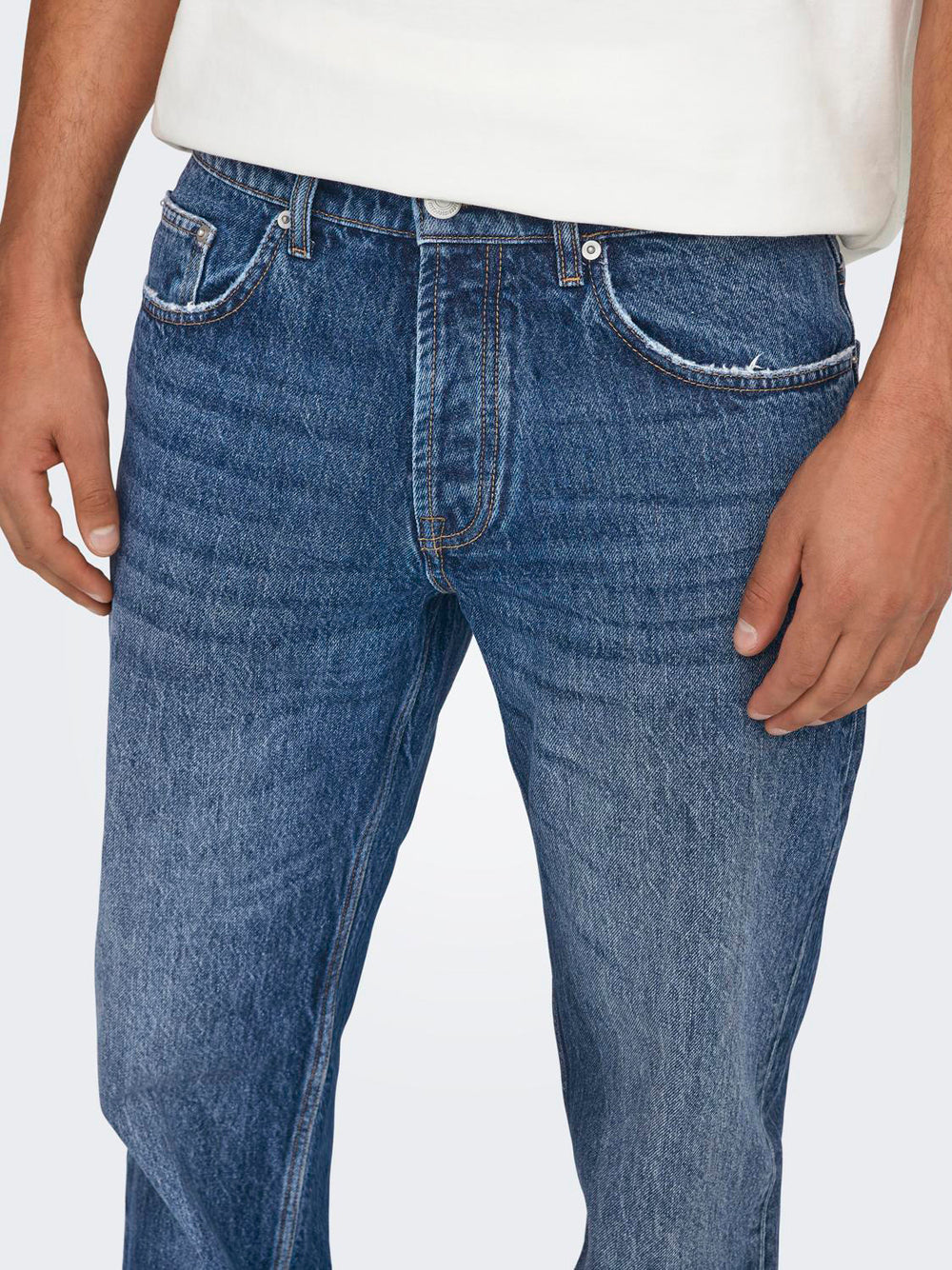 Jeans Straight Only e Sons da Uomo - Denim