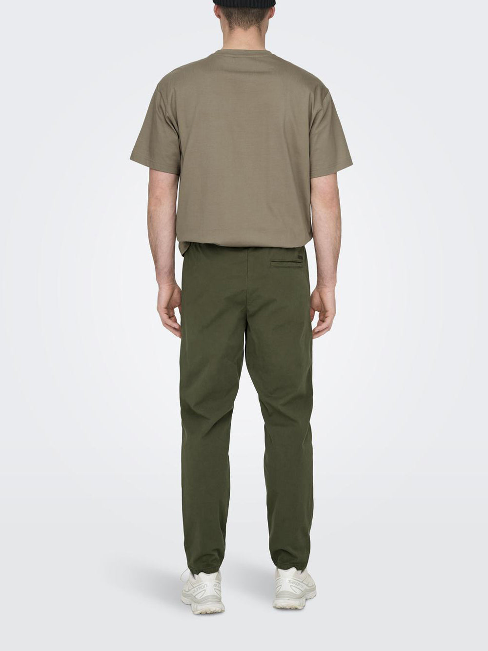 Pantalone Chino Only e Sons da Uomo - Verde