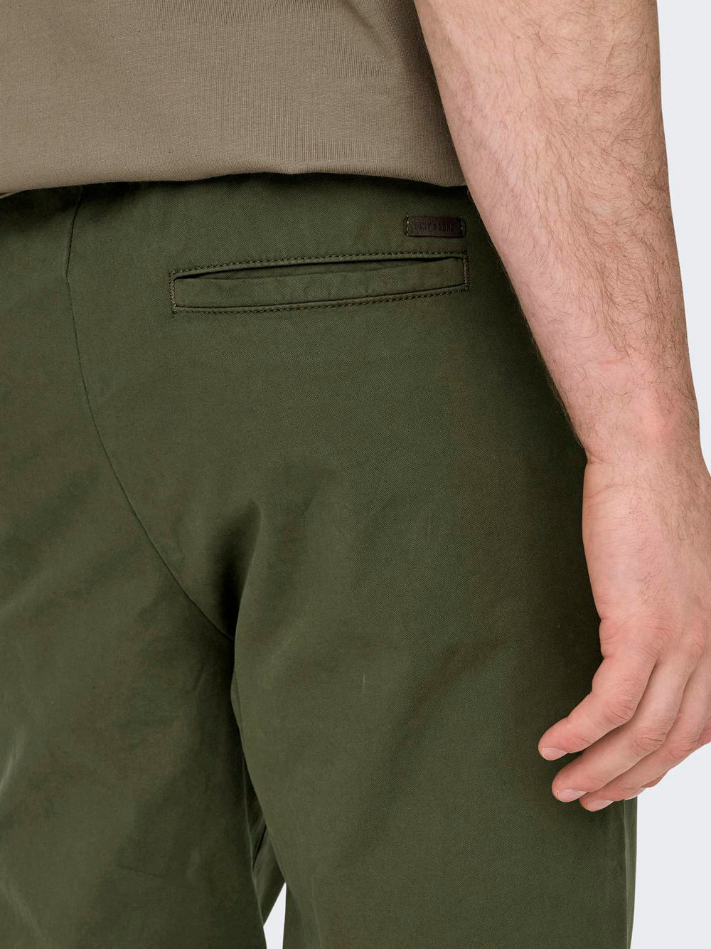 Pantalone Chino Only e Sons da Uomo - Verde