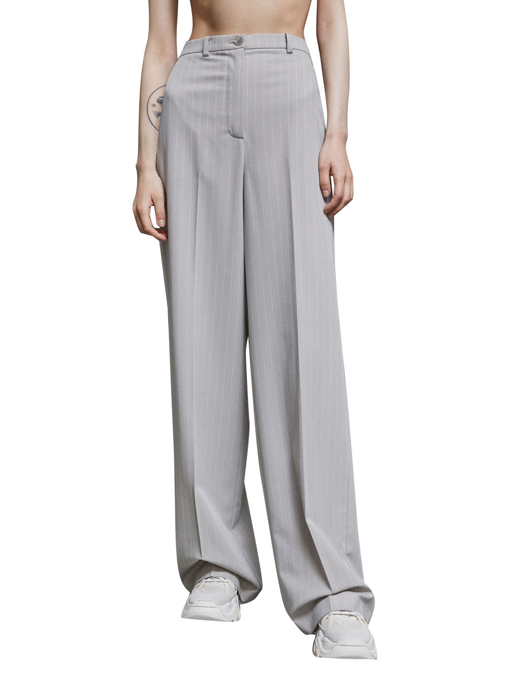 Pantalone Palazzo Patrizia Pepe da Donna - Grigio