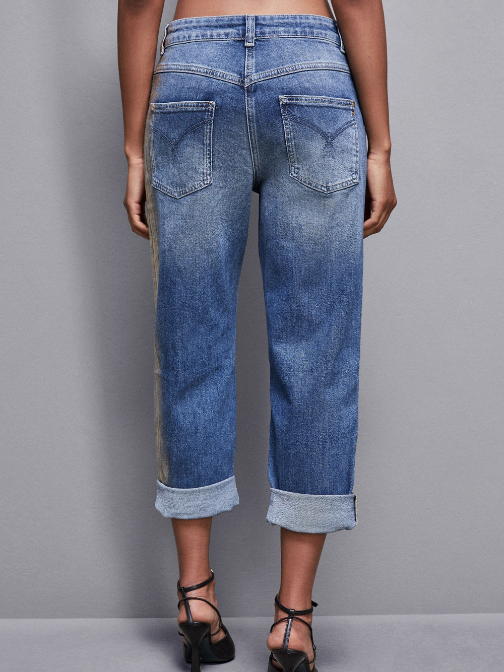 Jeans Boyfriend Patrizia Pepe da Donna - Denim