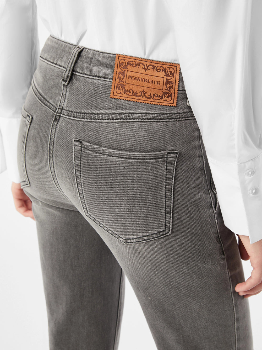 Jeans Penny Black Pbregular da Donna - Grigio