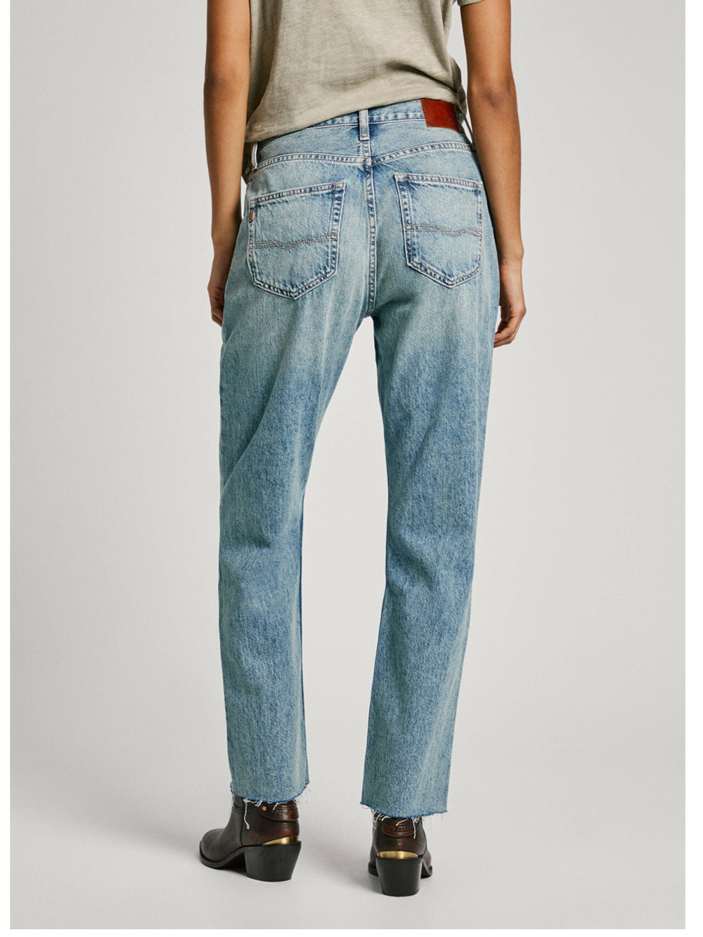 Jeans Straight Pepe Jeans da Donna - Denim