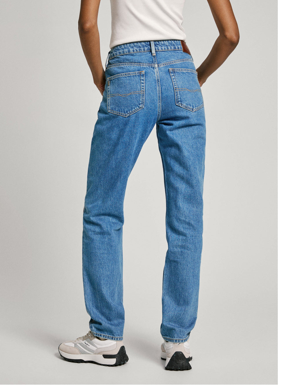 Jeans Straight Pepe Jeans Mw Craft da Donna - Denim