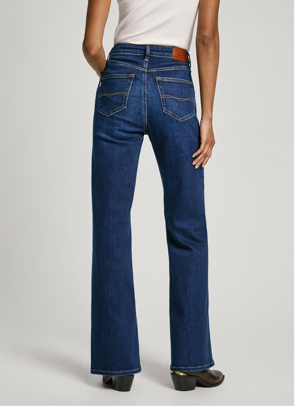 Jeans a Zampa Pepe Jeans Flare Hw da Donna - Denim