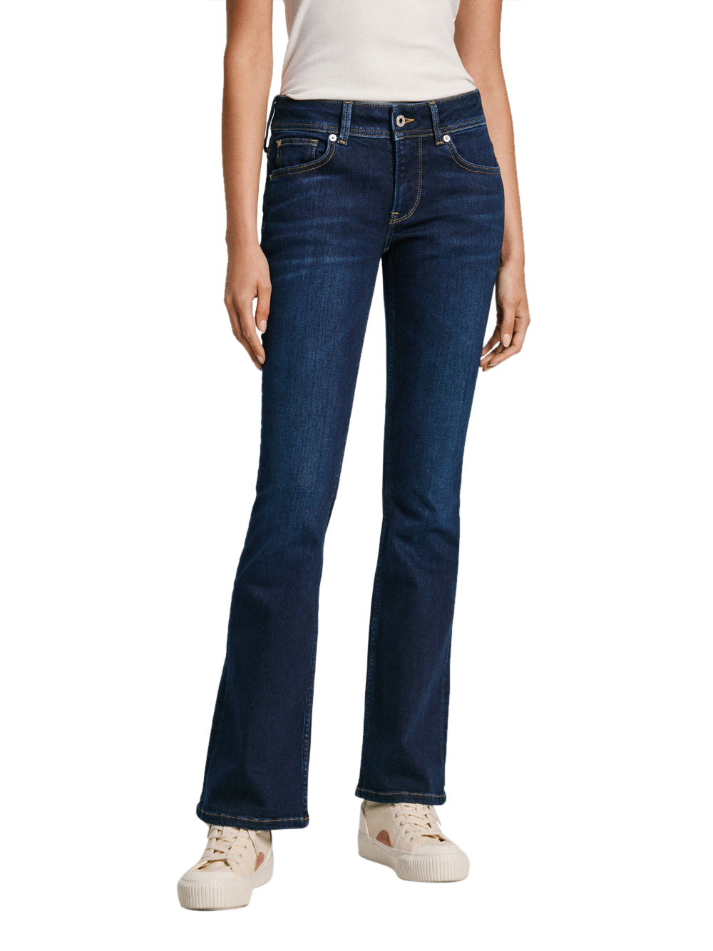 Jeans a Zampa Pepe Jeans Flare Lw da Donna - Denim