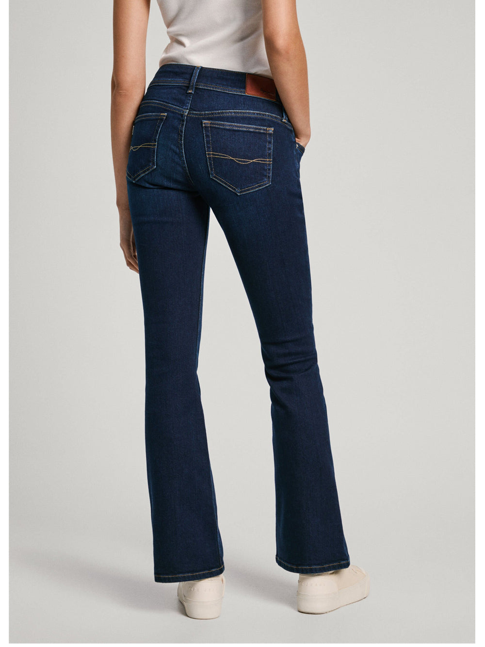 Jeans a Zampa Pepe Jeans Flare Lw da Donna - Denim